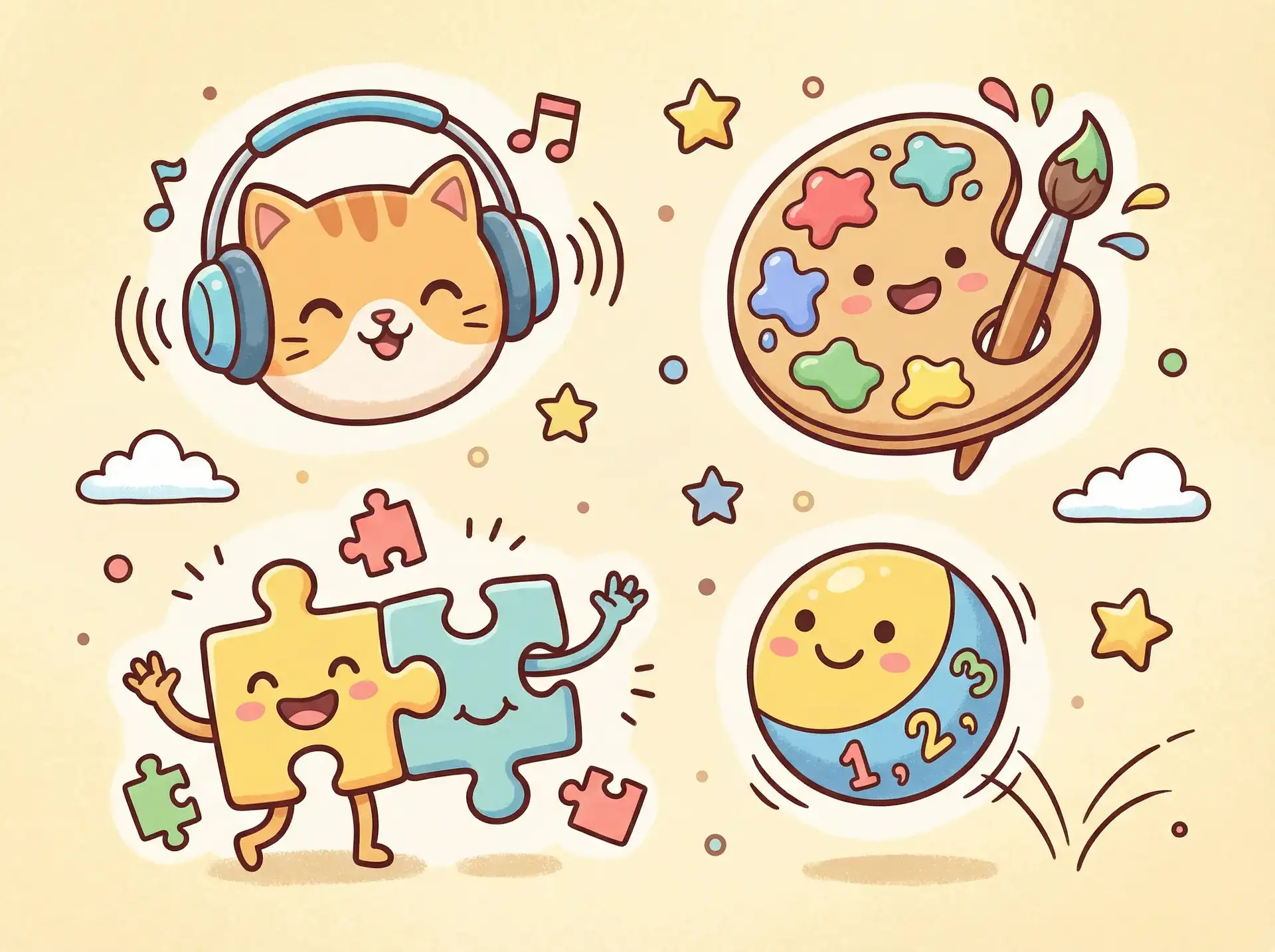 小朋友的手工作品 - 禁忌物种2 益智创作